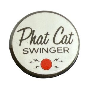 Small flare retro swing jazz vintage style Button phat cat swinger musical band